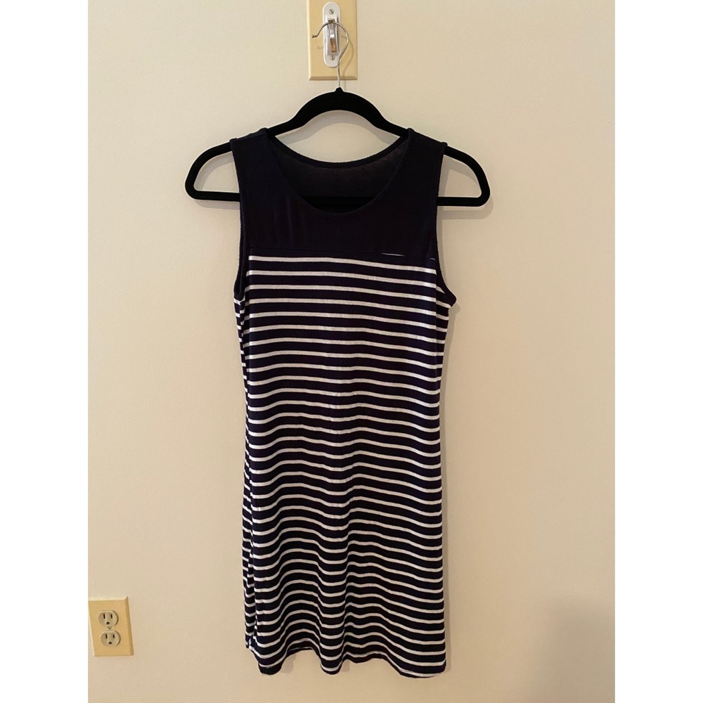 Black and White Striped Dress